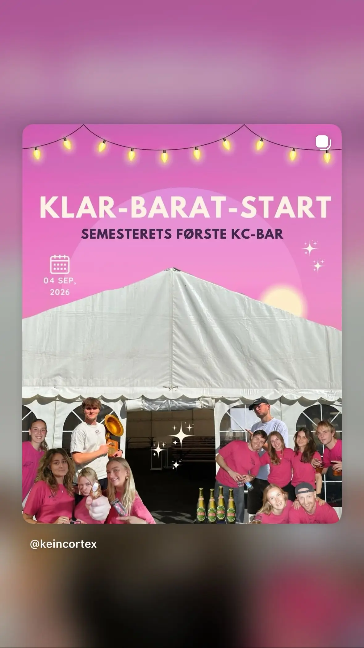 Klar-Barat-Start – Semesterets Første KC-Bar