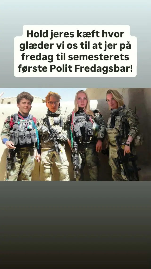 Semesterets første Polit Fredagsbar