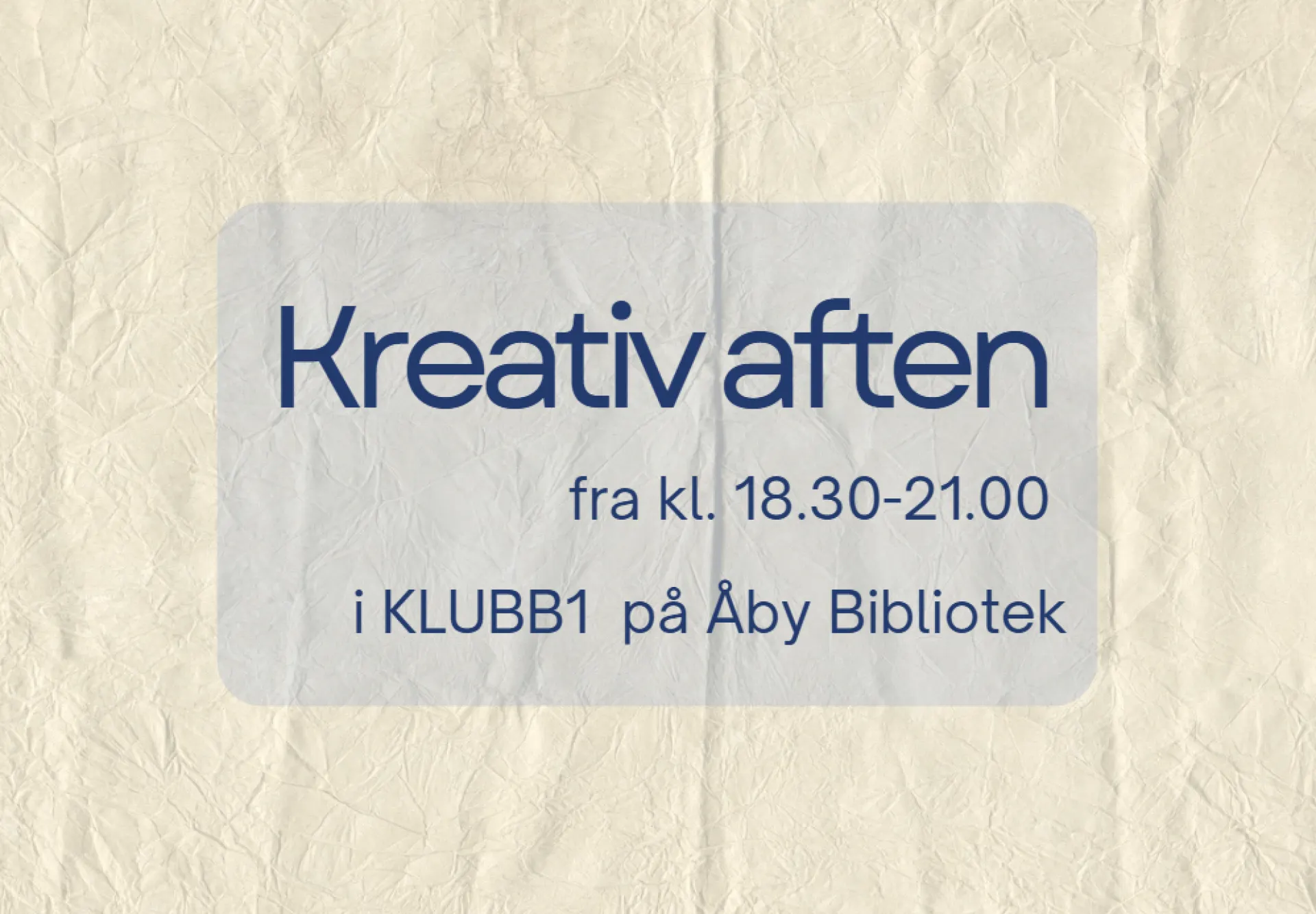 Kreative aftener
