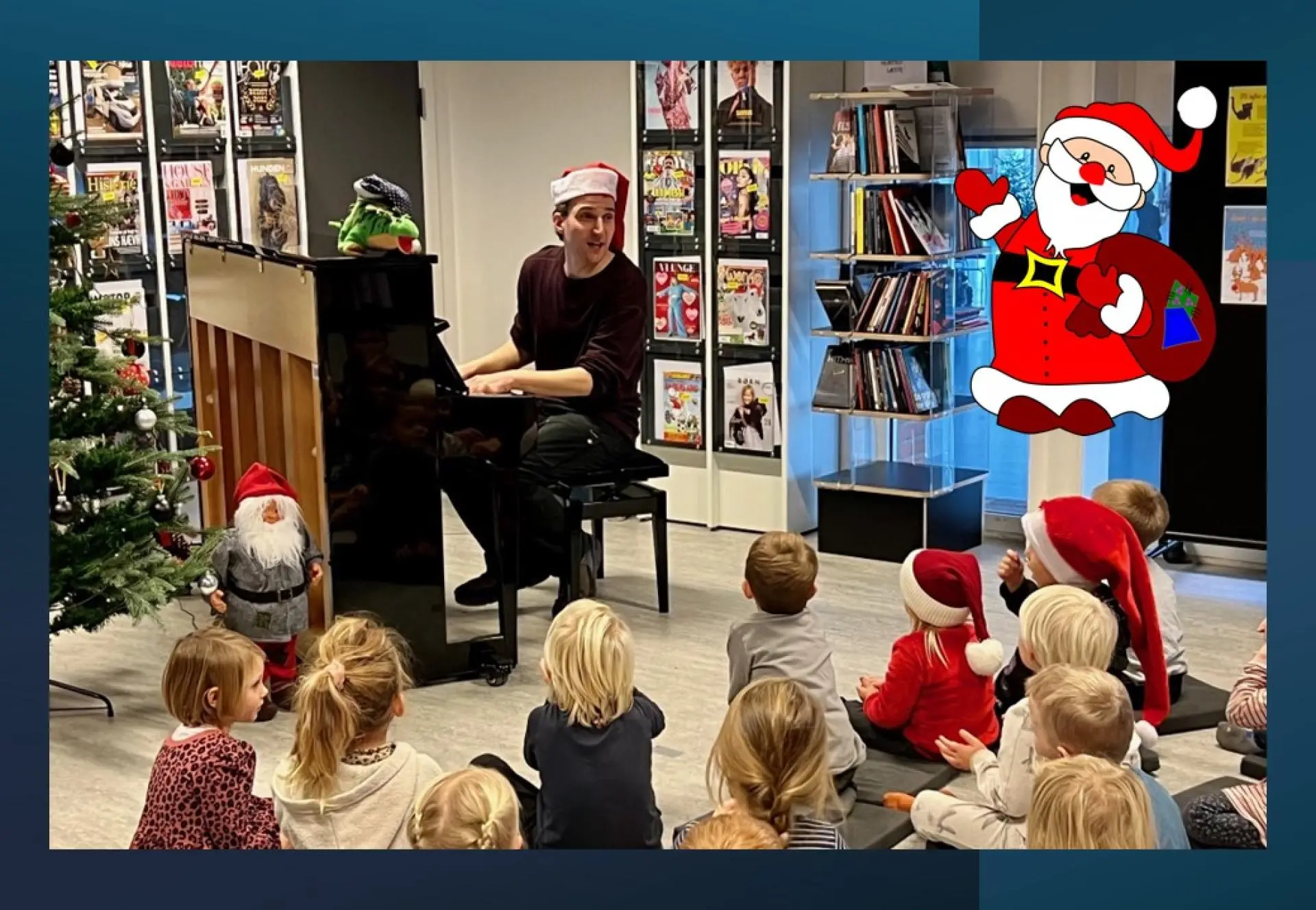 KUN FOR BØRNEHAVER "Dino og Pjuske synger julen ind"
