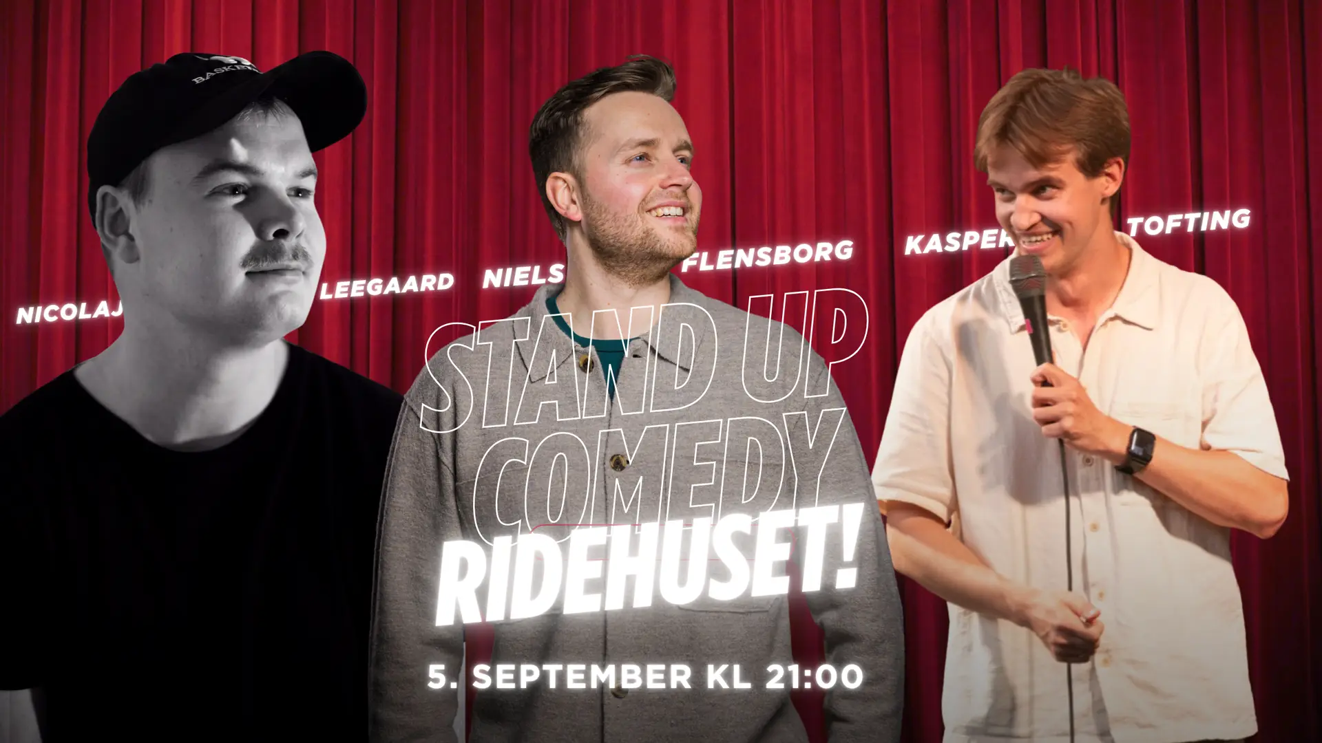 Comedy aften i Ridehuset