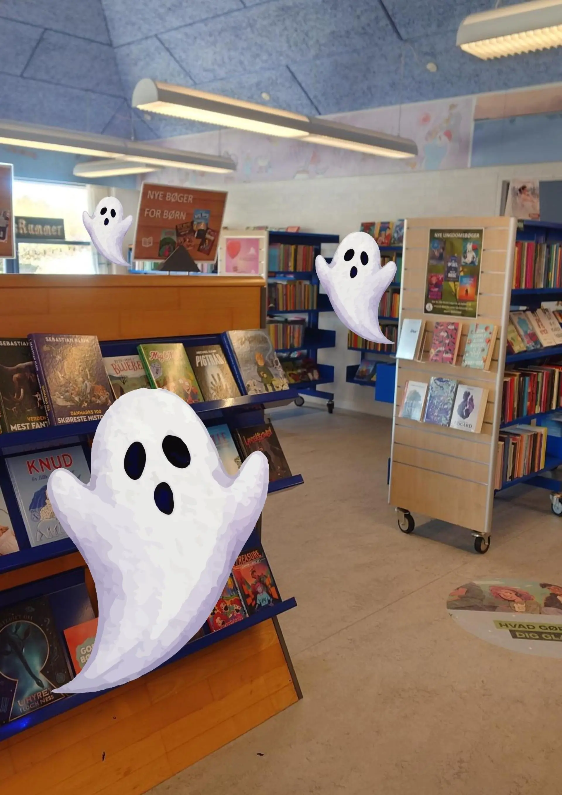 Det spøger på biblioteket