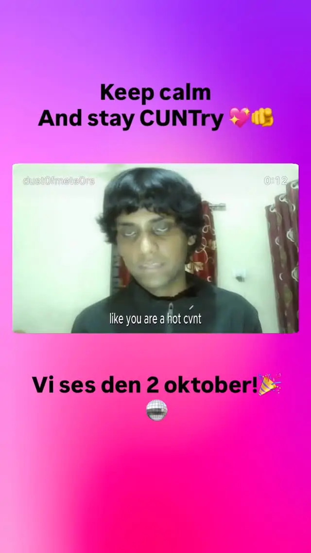 Fredagsbar - Keep Calm and Stay CUNTry