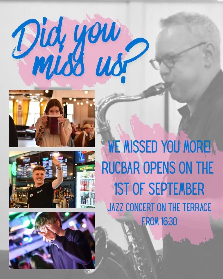 RUCbar opens + jazz concert on the terrace