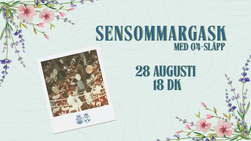 Sensommargask med 04-släpp