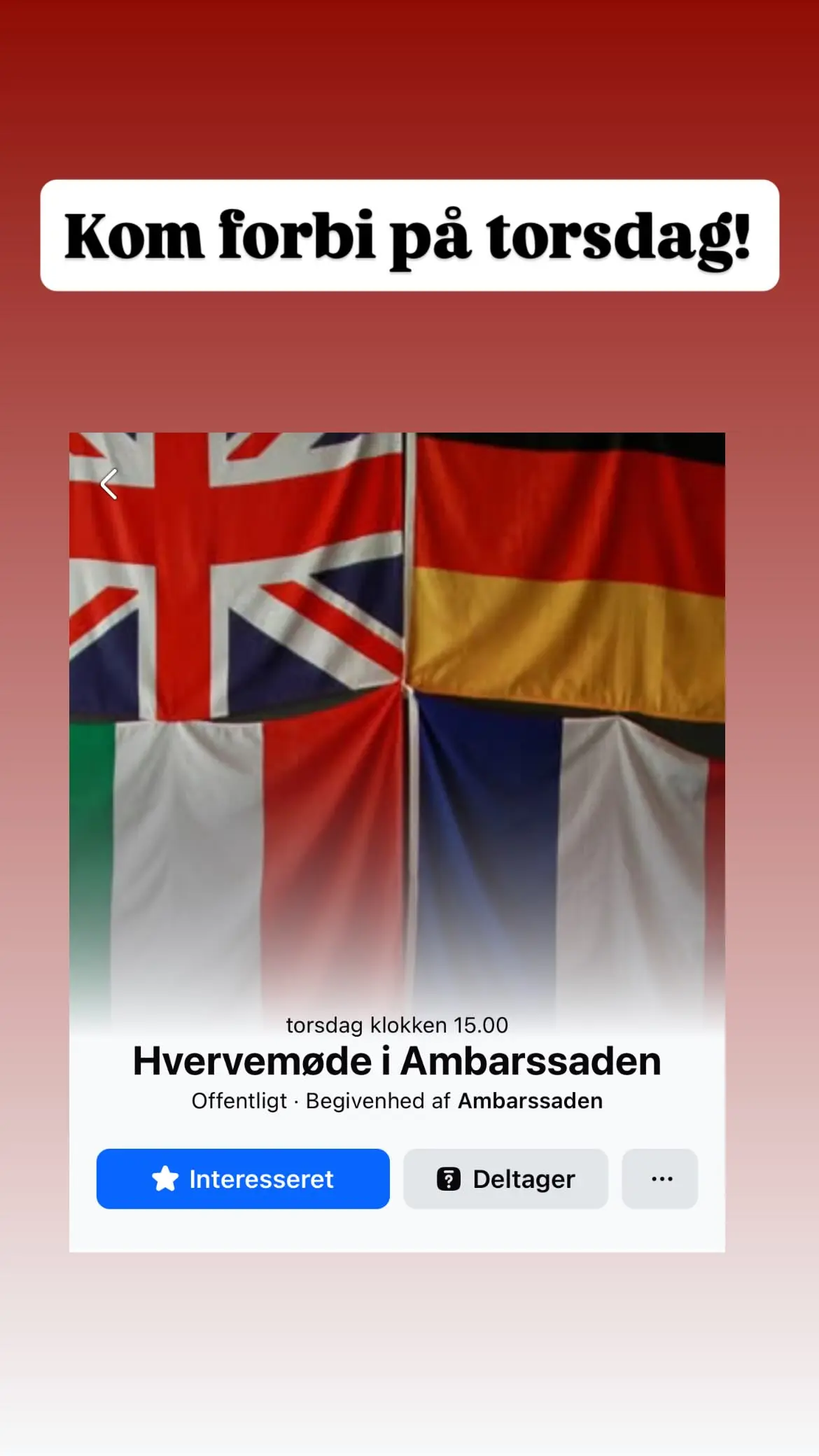 Hvervemøde i Ambarssaden