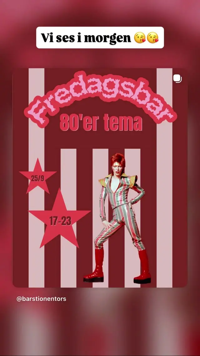 Fredagsbar - 80'er tema
