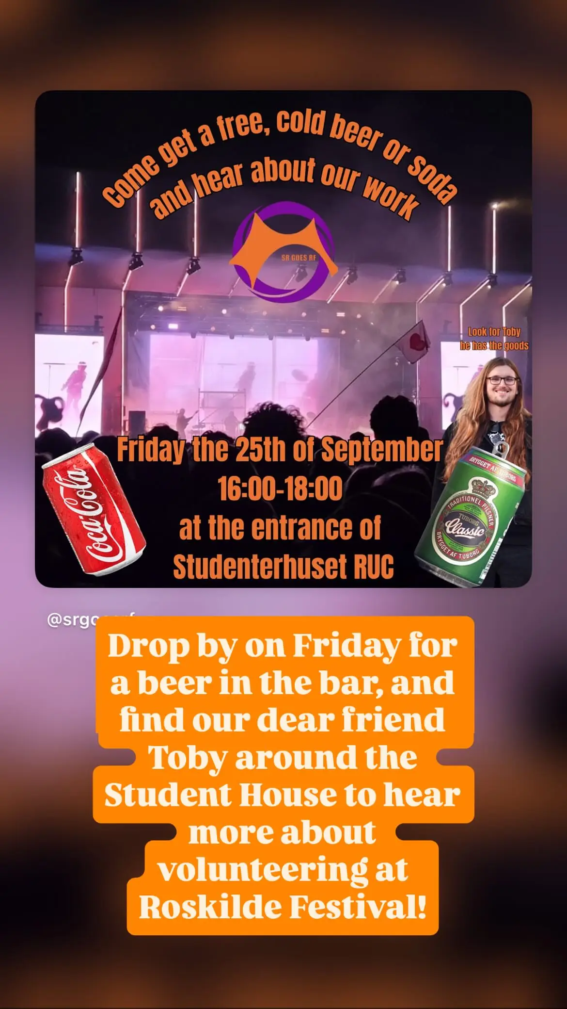 SR Goes RF – Free Beer & Roskilde Festival Volunteering Info
