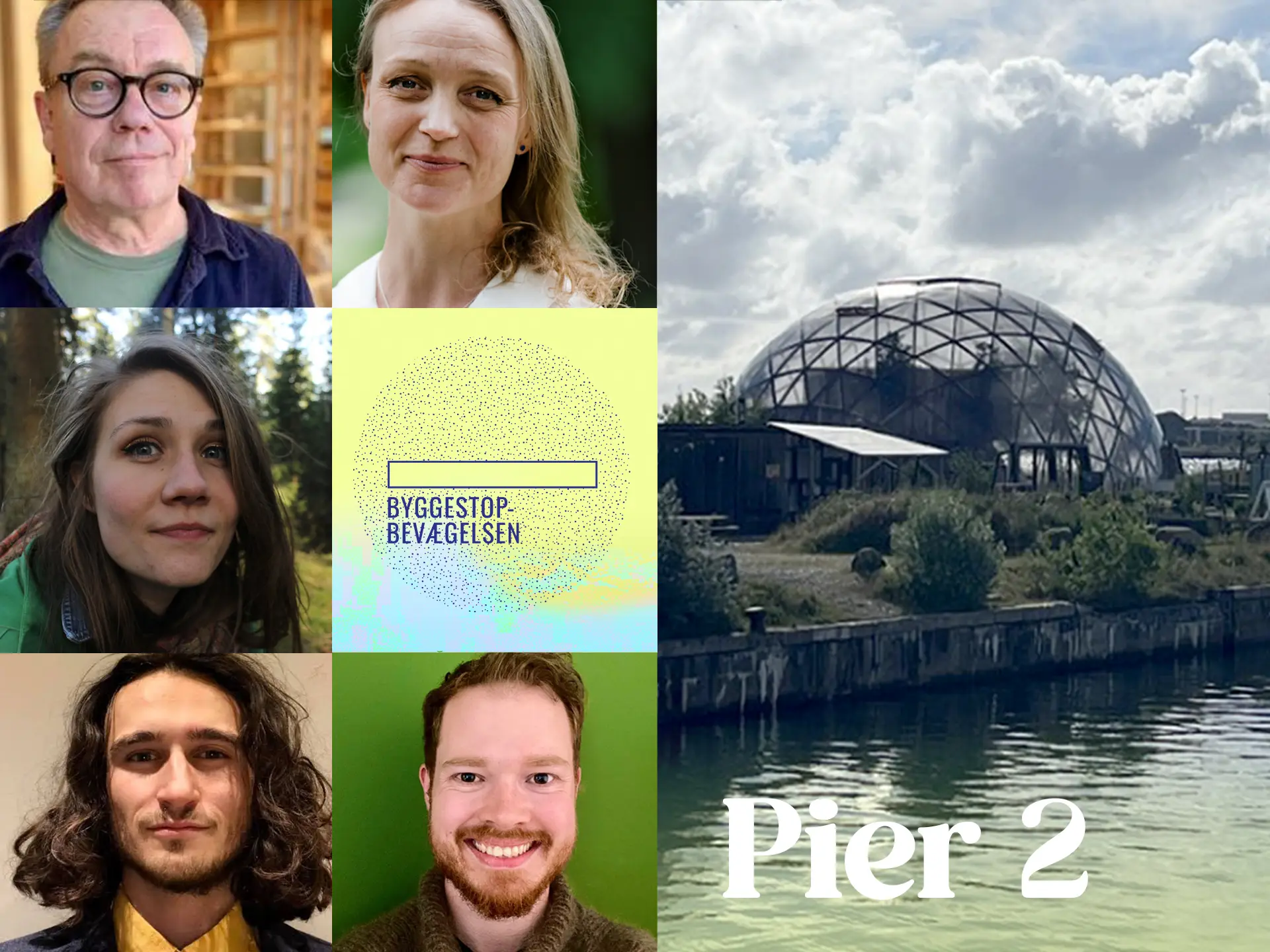 Øjne på Byparken på Pier 2, fra Byggestopbevægelsen, stadsarkitekt og professor