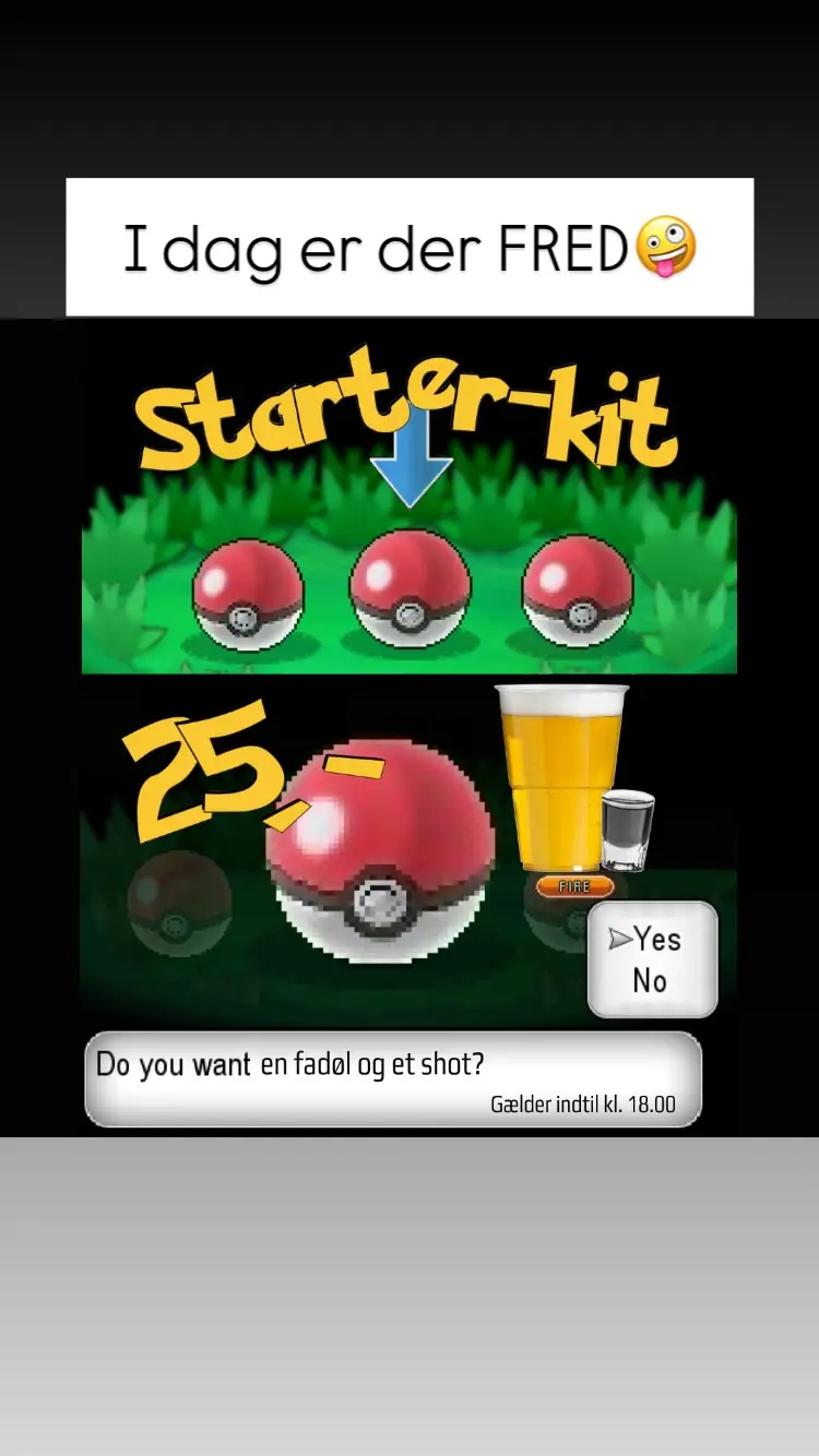 Fredagsbar - Starter-kit