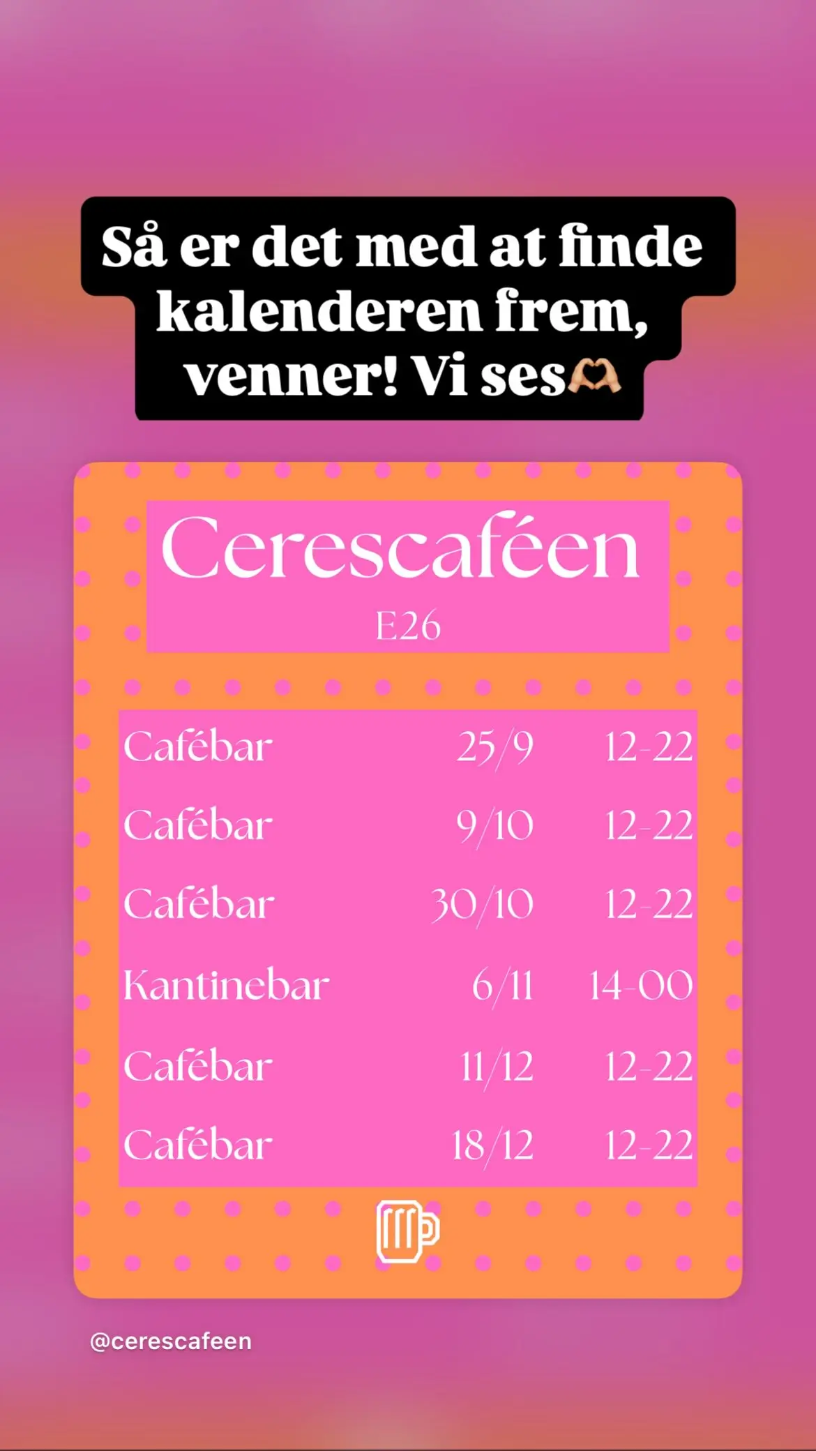 Cafébar - Cerescaféen