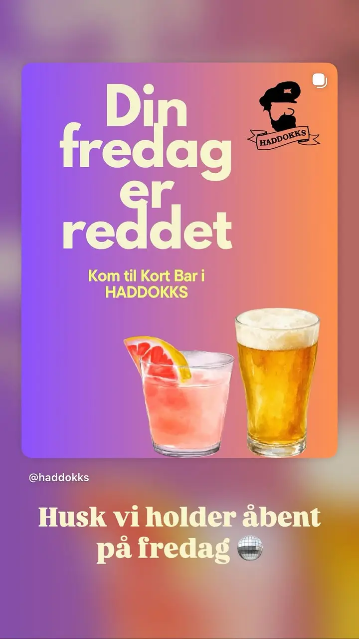 Kort Bar i Haddokks