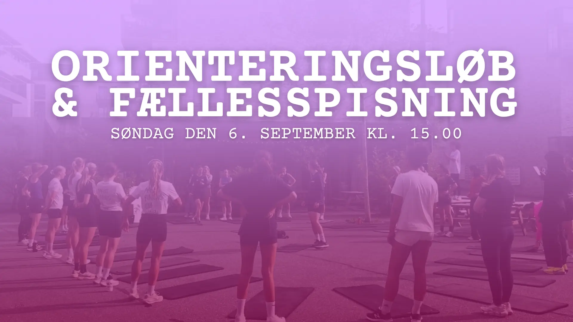 AARHUS-ORIENTERINGSLØB med fællesspisning