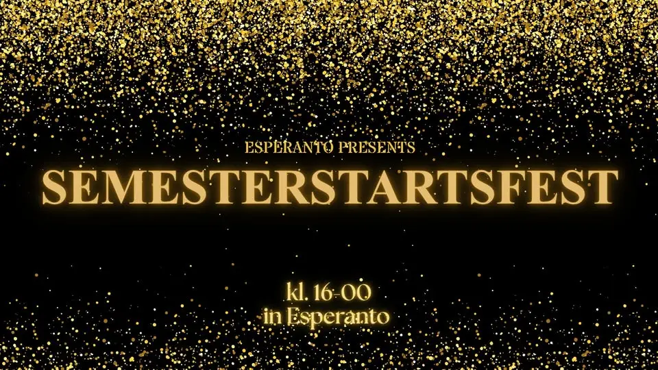 Semesterstartsfest!🪩🖤
