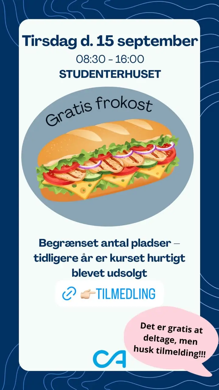 Gratis frokost - Kursus med tilmelding