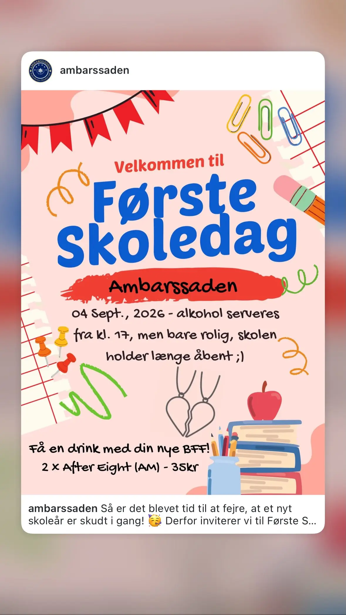 Første Skoledag