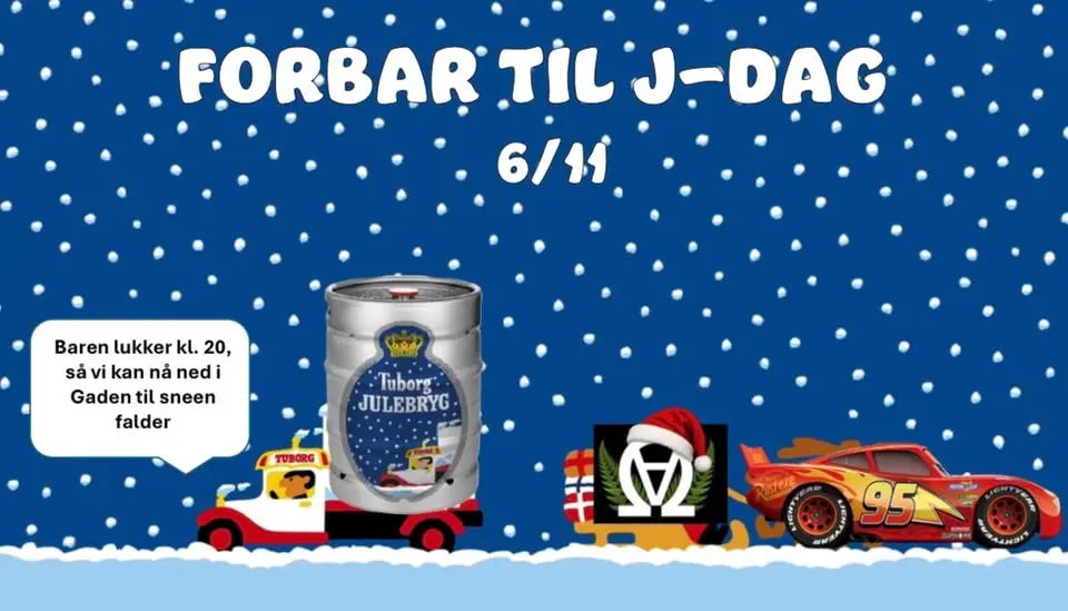 FORBAR TIL J-DAG