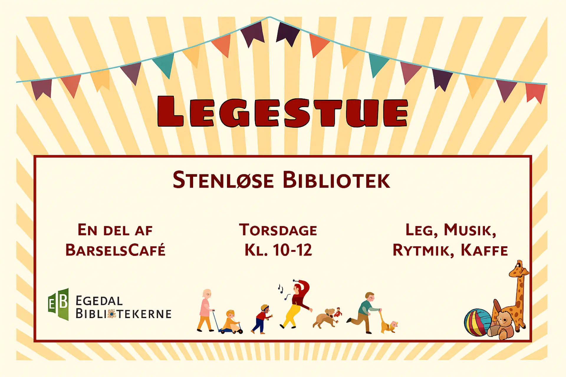 Legestue i Stenløse Bibliotek