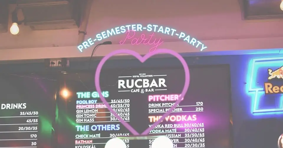 Pre-Semester-Start-Party-party in RUCbar