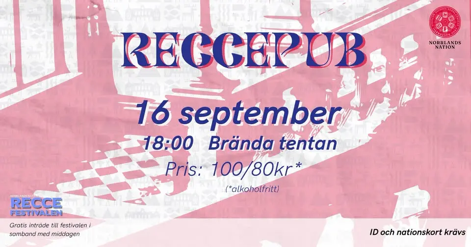 Reccepub på Norrlands nation