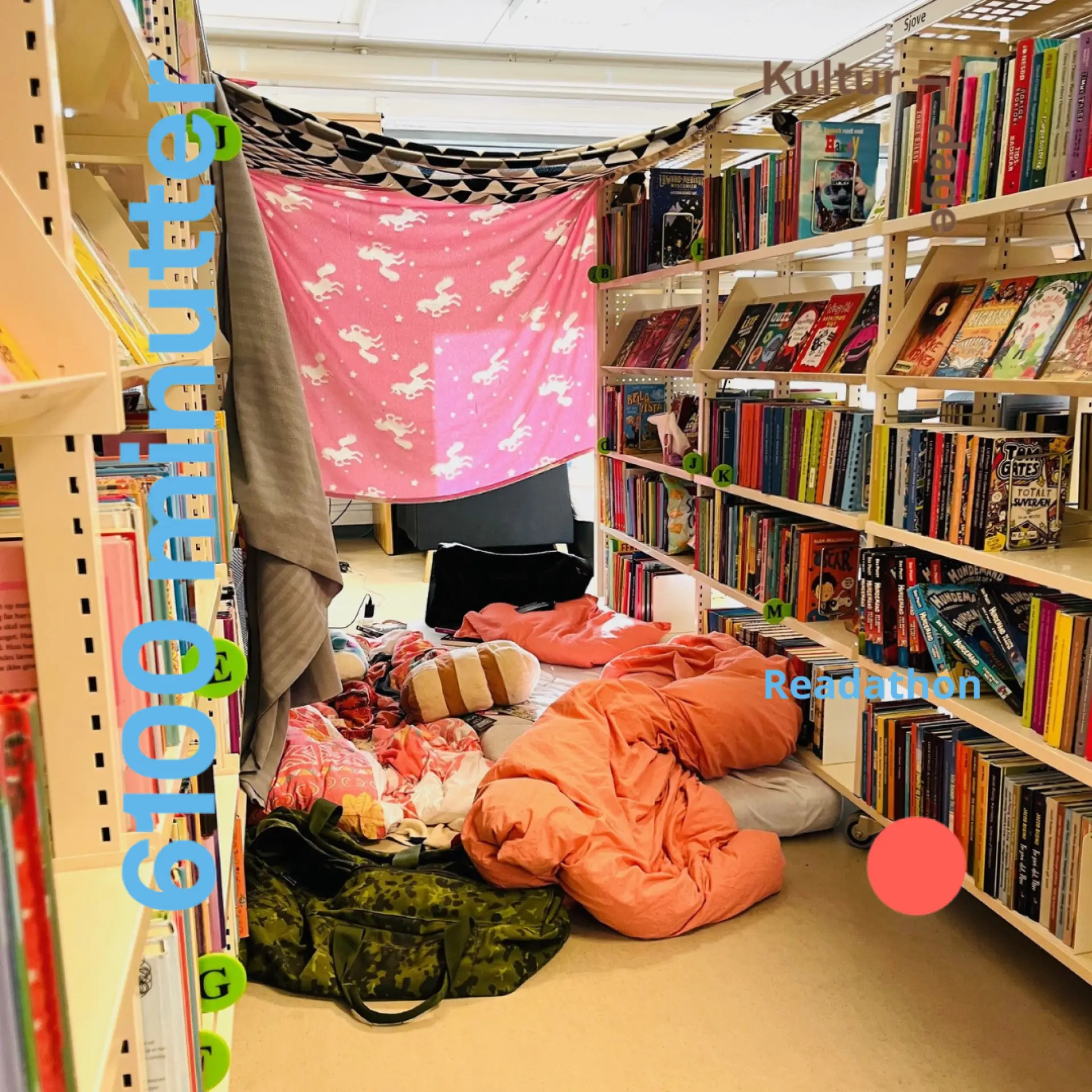 Readathon – en nat på biblioteket