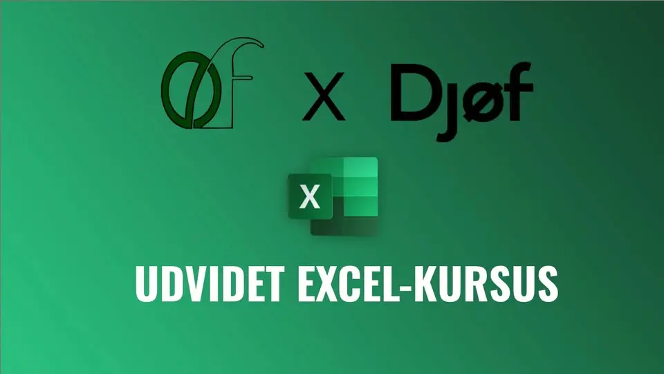 Udvidet Excel kursus: ØF X DJØF