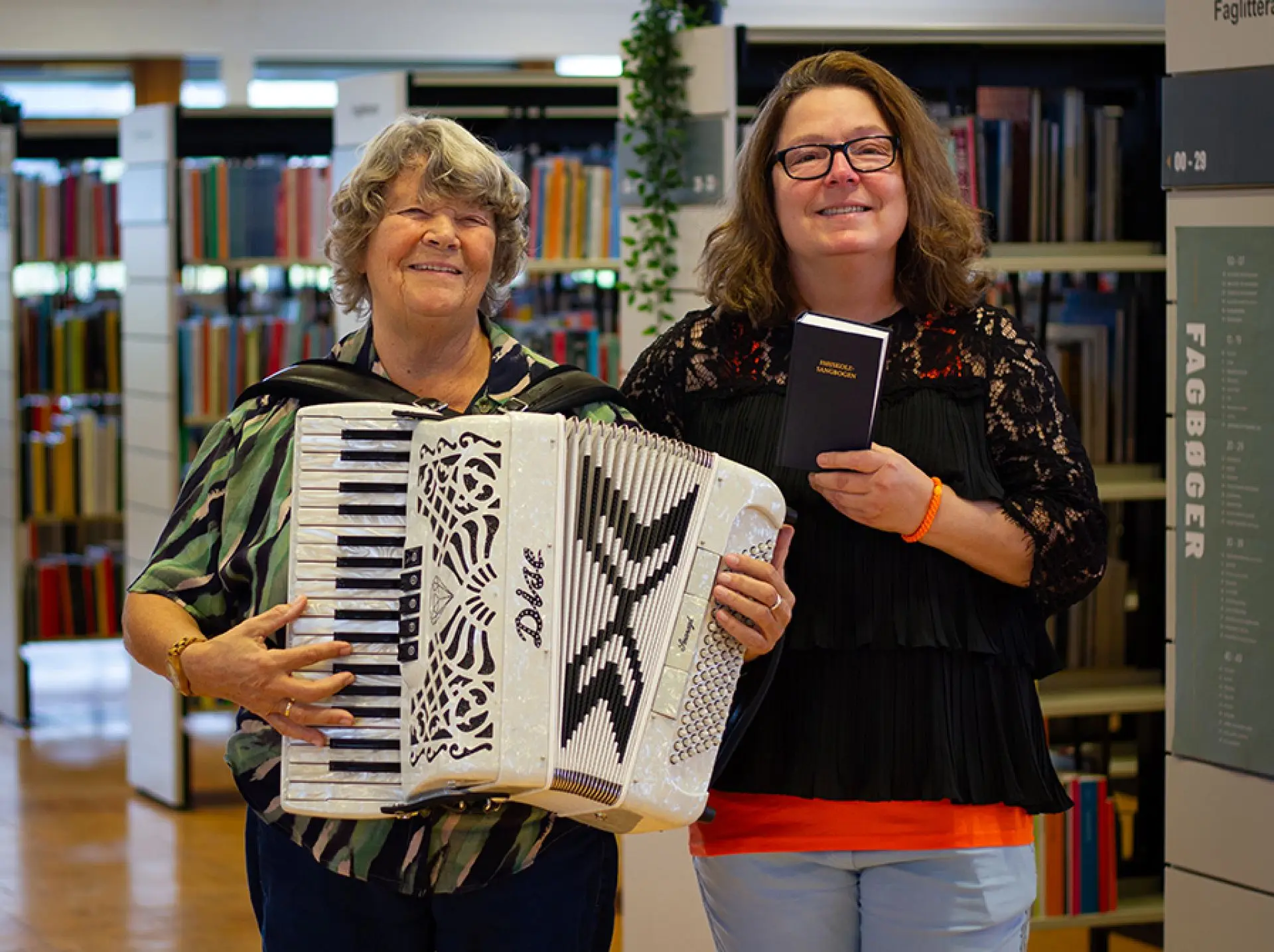 Fællessang på biblioteket