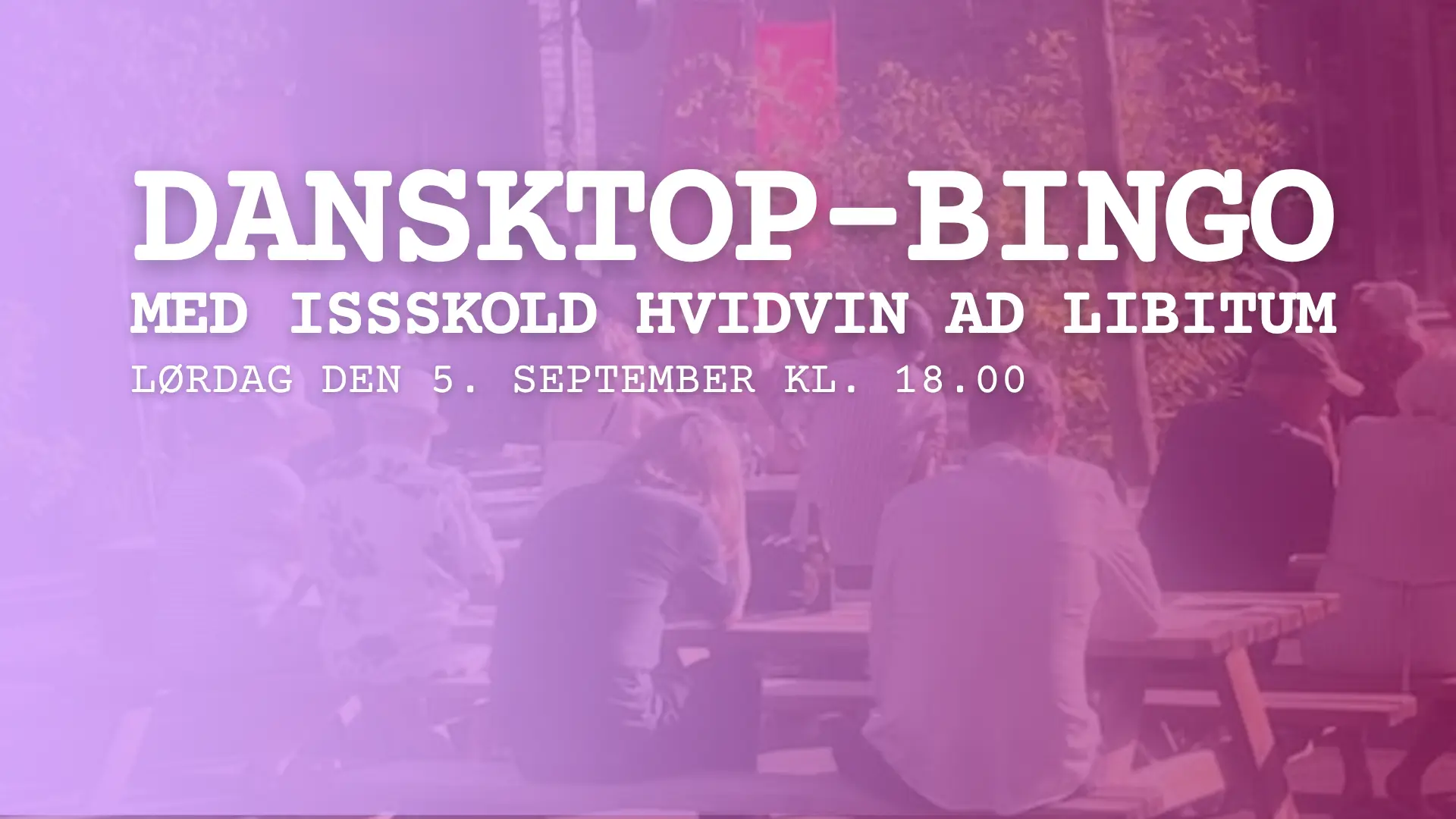 DANSKTOPBINGO med yakitoriplatte og hvidvin ad libitum