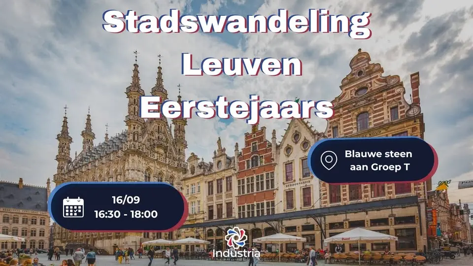 Stadswandeling Leuven Eerstejaars