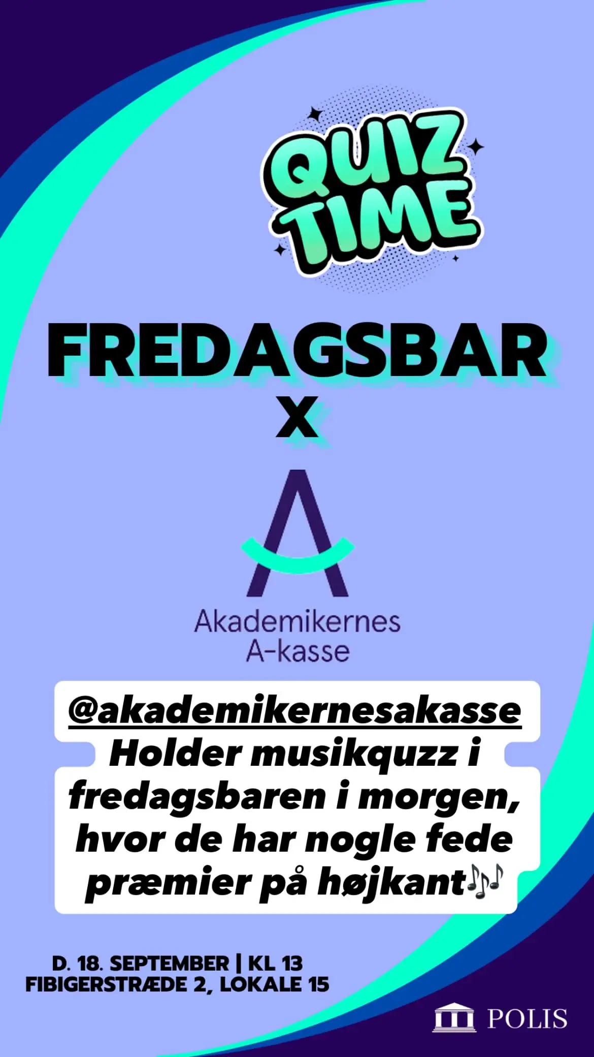 Fredagsbar x Akademikernes A-kasse: Musikquiz