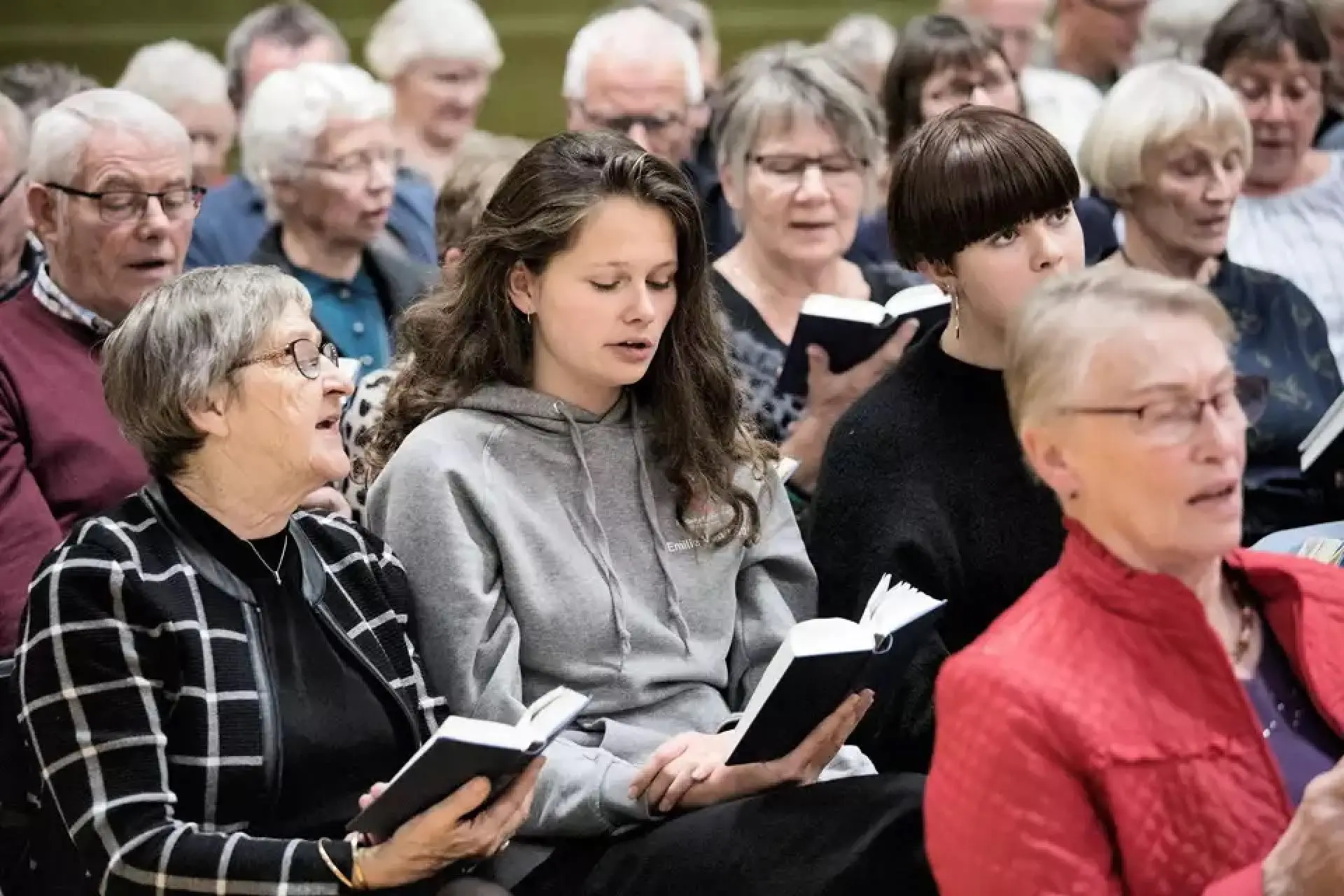 Fællessang på Næstved Bibliotek