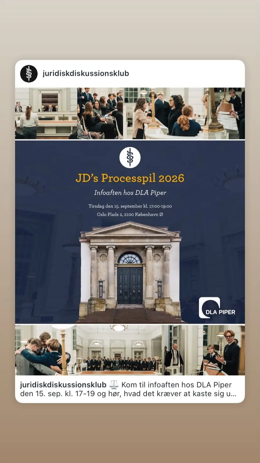 JD's Processpil 2026 - Infoaften hos DLA Piper
