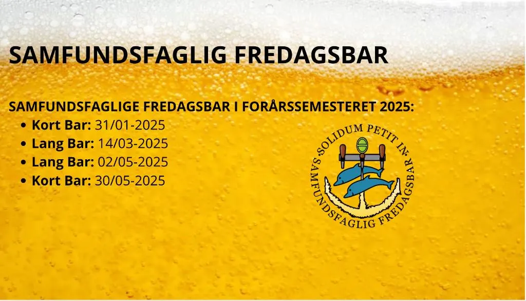 Samfundsfaglig Fredagsbar  