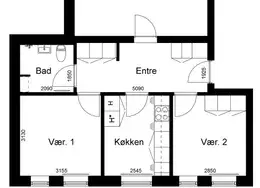 2 værelses hus / rækkehus i Ikast